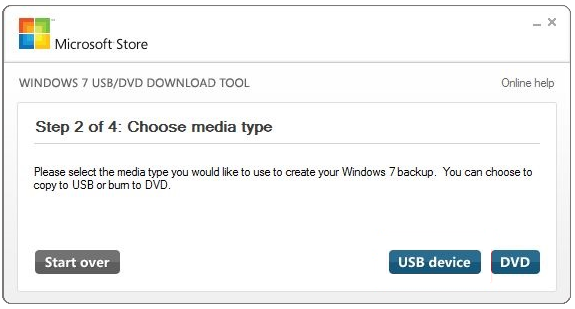 Windows 7 USB DVD Download Tool 2