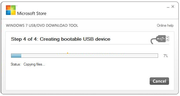 Windows 7 USB DVD Download Tool 4